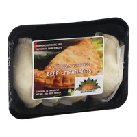 Deep Pockets Beef Empanadas Caribbean Seasoned - 4 CT