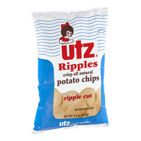 Utz Ripples Crisp All Natural Ripple Cut Potato Chips