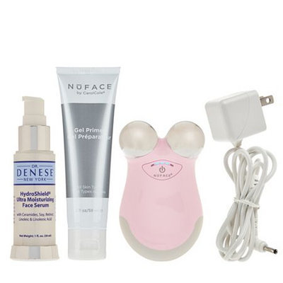 NuFace Mini Facial Toning Device w/ Dr. Denese Serum