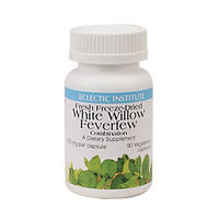 Eclectic Institute Inc White Willow Feverfew 90 Caps