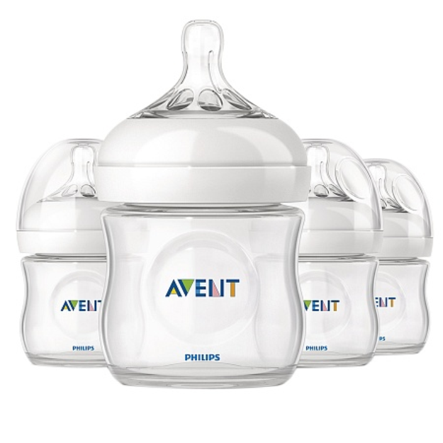 Avent Natural 4oz Bottle, Polypropylene