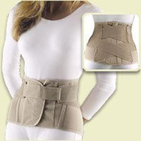 Fla Orthopedics Florida Orthopedics Soft Form Lumbar Sacral Support with Flexible Stays, Beige 11
