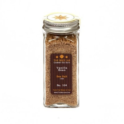 Gourmet Salt Company Vanilla Bean Sea Salt - in Spice Bottle - Packaged by TheSpiceLab Inc.