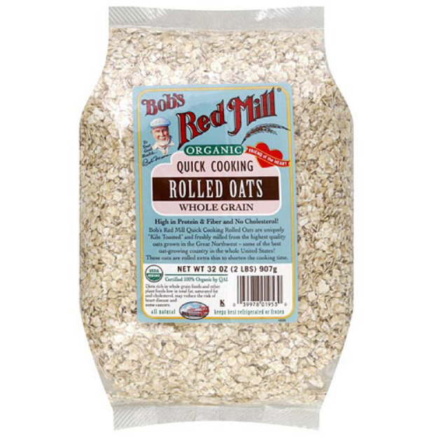 Bob's Red Mill Organic Quick Cooking Rolled Oats Whole Grain