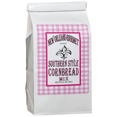 New Orleans Gourmet Foods Orleans Gourmet Foods Southern Style Cornbread Mix, 16-Ounce Bags (Pack of 6)