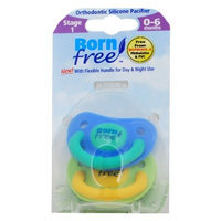 Born Free BornFree 2x Pacifiers for Day and Night Use 0-6 months BPA FREE
