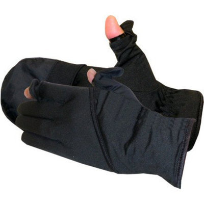 Glacier Outdoor Ultra-Light Angler Mitt - Black