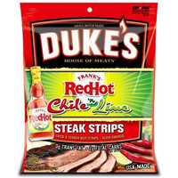 Frank's RedHot Chile 'n Lime Steak Strips, 3.15-Ounce Bags (Pack of 4)