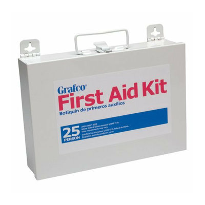 GF Health Grafco 25 Person First Aid Kit - 170 Pieces