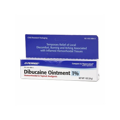 Perrigo Dibucaine Ointment 1% Hemorrhoidal & Topical Analgesic