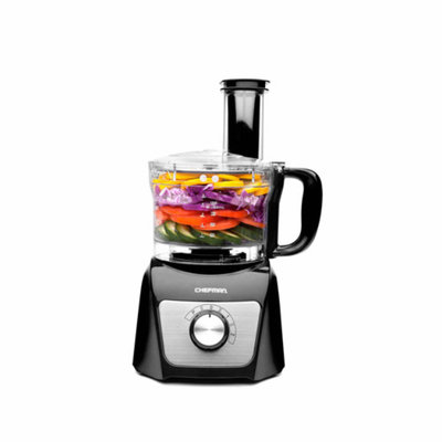 Chefman 8-Cup Food Processor - Black