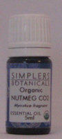 Essential Oil Nutmeg CO2 Organic Simplers Botanicals 5 ml Liquid