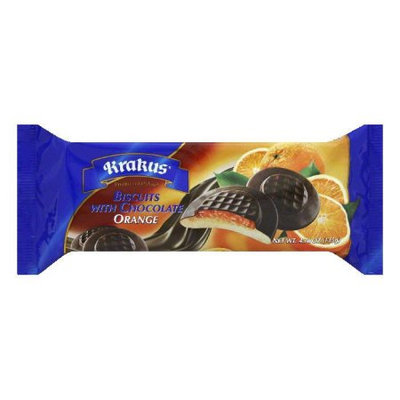 Krakus Orange with Chocolate Biscuits, 4.76 Oz (Pack of 21)
