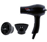 CHI Smart 1000 Watt Travel Dryer w/ Diffuser and Concentrator