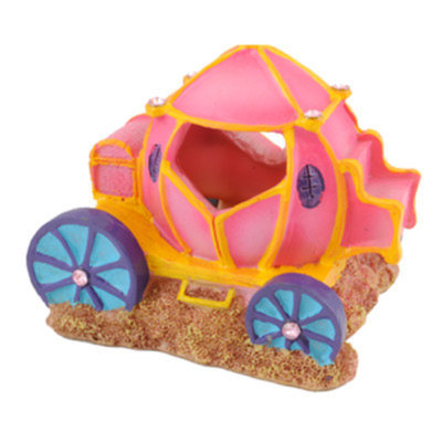Top Fin Princess Carriage Aquarium Ornament