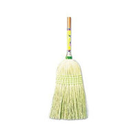 UNISAN Parlor Broom with Corn Fiber Bristles and Wood Handle
