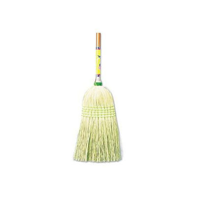 UNISAN Parlor Broom with Corn Fiber Bristles and Wood Handle
