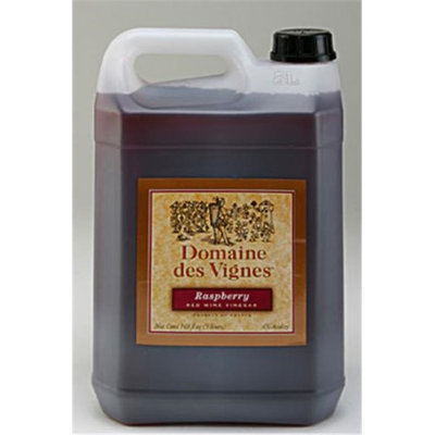 Domaine des Vignes 17506 5 litre Raspberry Vinegar Pack of 4