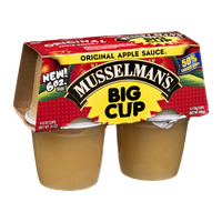 Musselman's Apple Sauce Big Cup Original - 4 CT