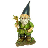 Echo Valley Outdoor Sculpture: Bobblehead Garden Gnome Statue