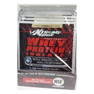 Extreme Edge Whey Protein Isolate - Vanilla Packets Bluebonnet 7 Packet