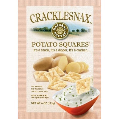 Natural Nectar Cracklesnax Potato Squares, 4-Ounce Bags (Pack of 9)