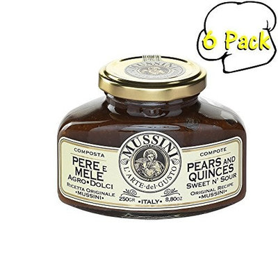 Mussini Italian Pears and Quinces with Balsamic Vinegar Compote (6x 8.3 Oz)