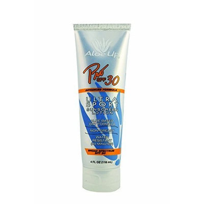Aloe Up Sun & Skin Care Products Lil' Kids SPF 50 Continuous Sunscreen Spray, 6-Ounce, Yellow