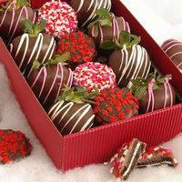 Bouquet of Fruits Valentine Chocolate Dipped Strawberries & Oreo's