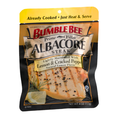 Bumble Bee Albacore Steak Lemon & Cracked Pepper