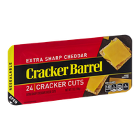 Cracker Barrel Cracker Cuts Extra Sharp Cheddar - 24 CT