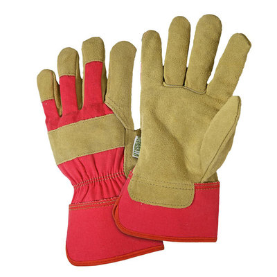 West Chester Marketing, Inc Women's Leather Palm Rub Safety Cuff Glove - Large