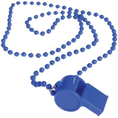 Us Toy Group Solid Color Spirit Whistles Blue Dozen