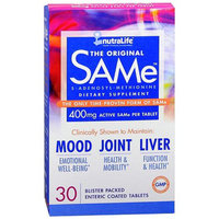 NutraLife SAMe 400 mg Dietary Supplement Tablets