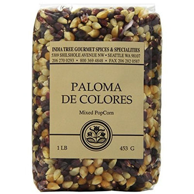 India Tree Paloma de Colores(Mixed) PopCorn, 16 oz (Pack of 4)