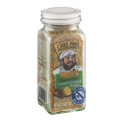 Chef Paul Prudhomme's Magic Seasoning Blends Lemon & Cracked Pepper