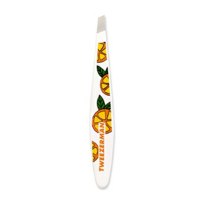 Tweezerman Fresh & Fruity Mini Slant Tweezer Series - Orange