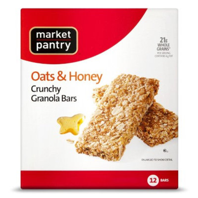 Market Pantry 6-pk. Oats And Honey Crunchy Granola Bars 1.5-oz.