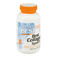 Doctor's BEST Best Collagen Types 1&3 1000mg Dietary Supplement Tablets - 180 CT