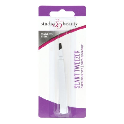 Studio 35 Beauty Precision Grip Slant Tip Tweezer