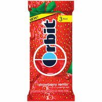 Orbit Strawberry Remix Sugarfree Chewing