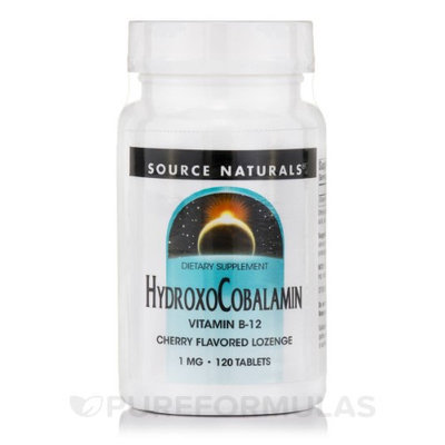 Source Naturals Inc. Hydroxocobalamin Source Naturals, Inc. 120 Lozenge