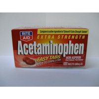 Rite Aid Brand Rite Aid Acetaminophen, EZ tab 100 ea