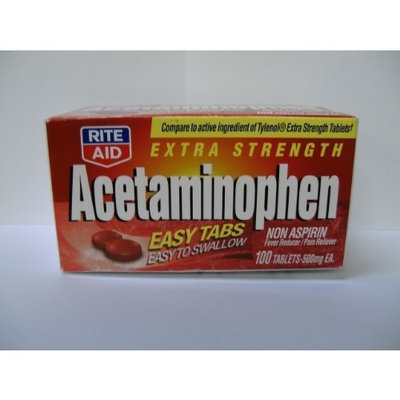 Rite Aid Brand Rite Aid Acetaminophen, EZ tab 100 ea