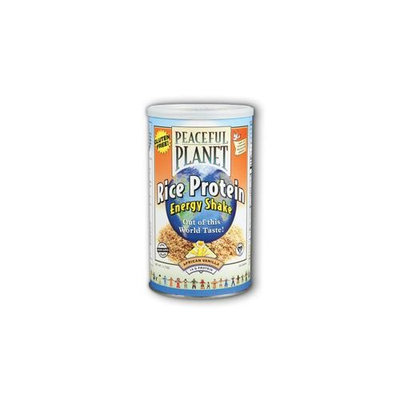 Peaceful Planet Rice Protein Energy Shake African Vanilla VegLife 11.7 oz Powder