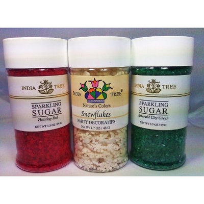 India Tree Holiday Sugar Decorating Set (Set of 3)