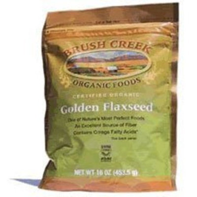 Brush Creek Organic Foods Brush Creek Certified Organic Golden Flaxseed (Pack of 6)