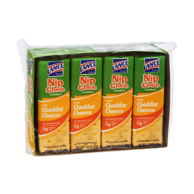 Lance Fresh Real Cheddar Cheese Nip Chee Crackers