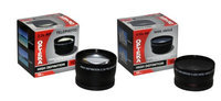 Opteka .43x High Definition Wide Angle With Macro & 2.2x Telephoto Lens Kit for Canon EF-M 18-55mm f/3.5-5.6 IS STM Lens