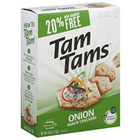 Manischewitz Tam Tams Onion Snack Crackers